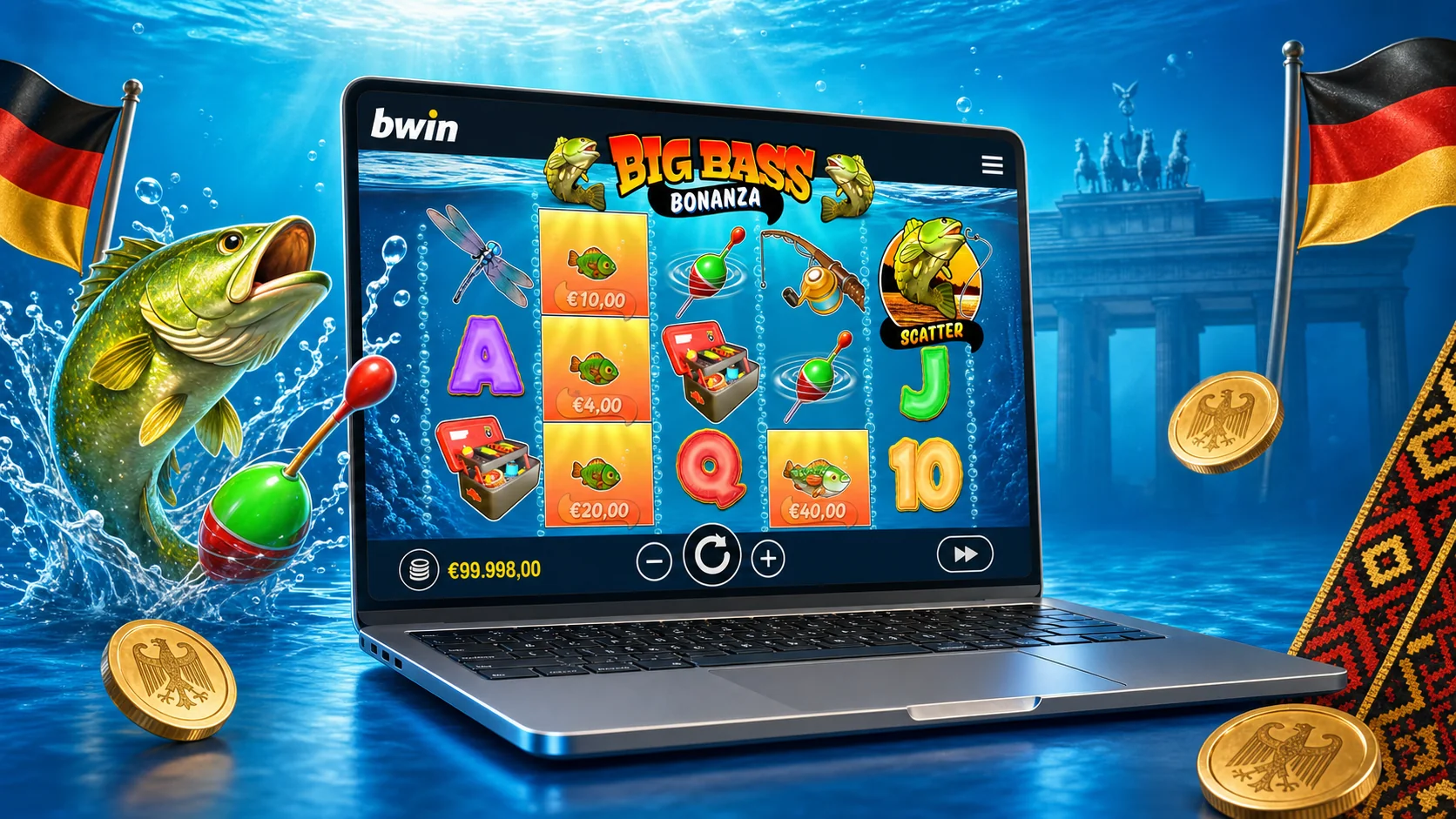 Big Bass Bonanza in der bwin-Lobby
