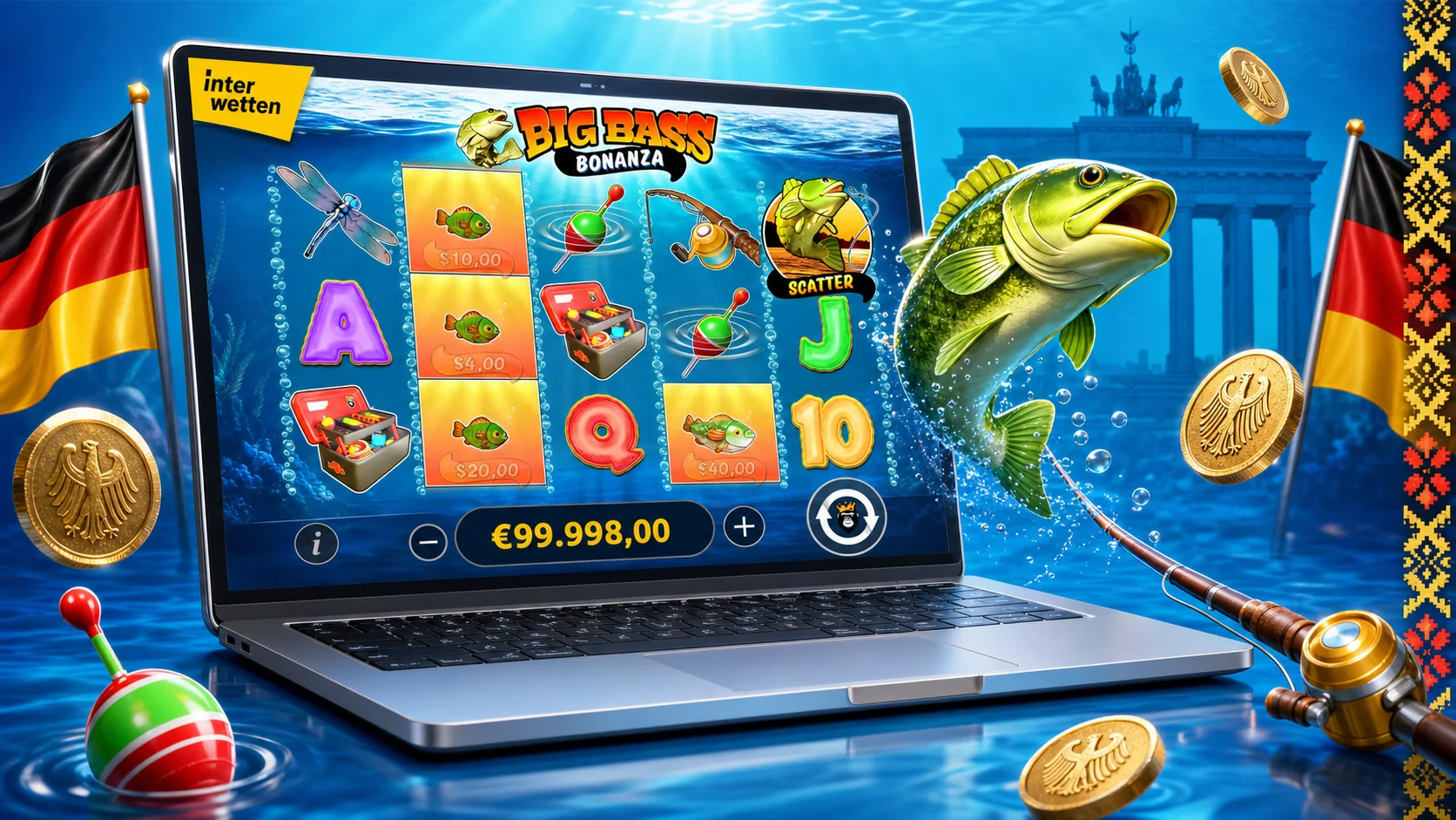 Big Bass Bonanza in der Interwetten-Lobby