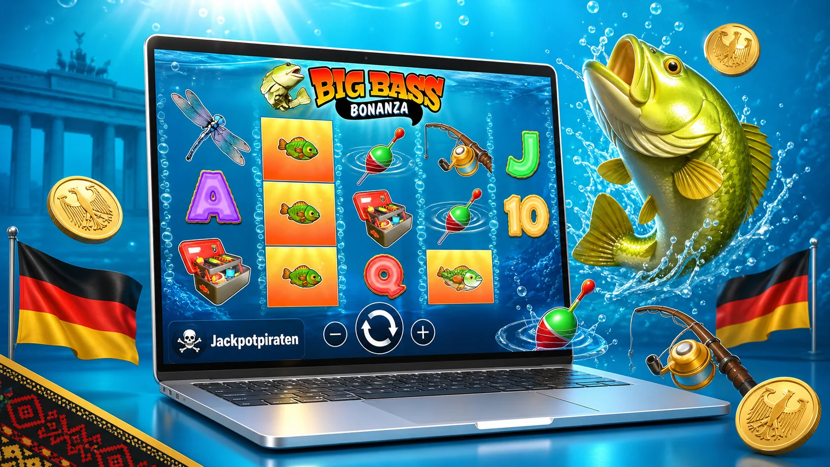 Big Bass Bonanza in der Lobby von Jackpotpiraten