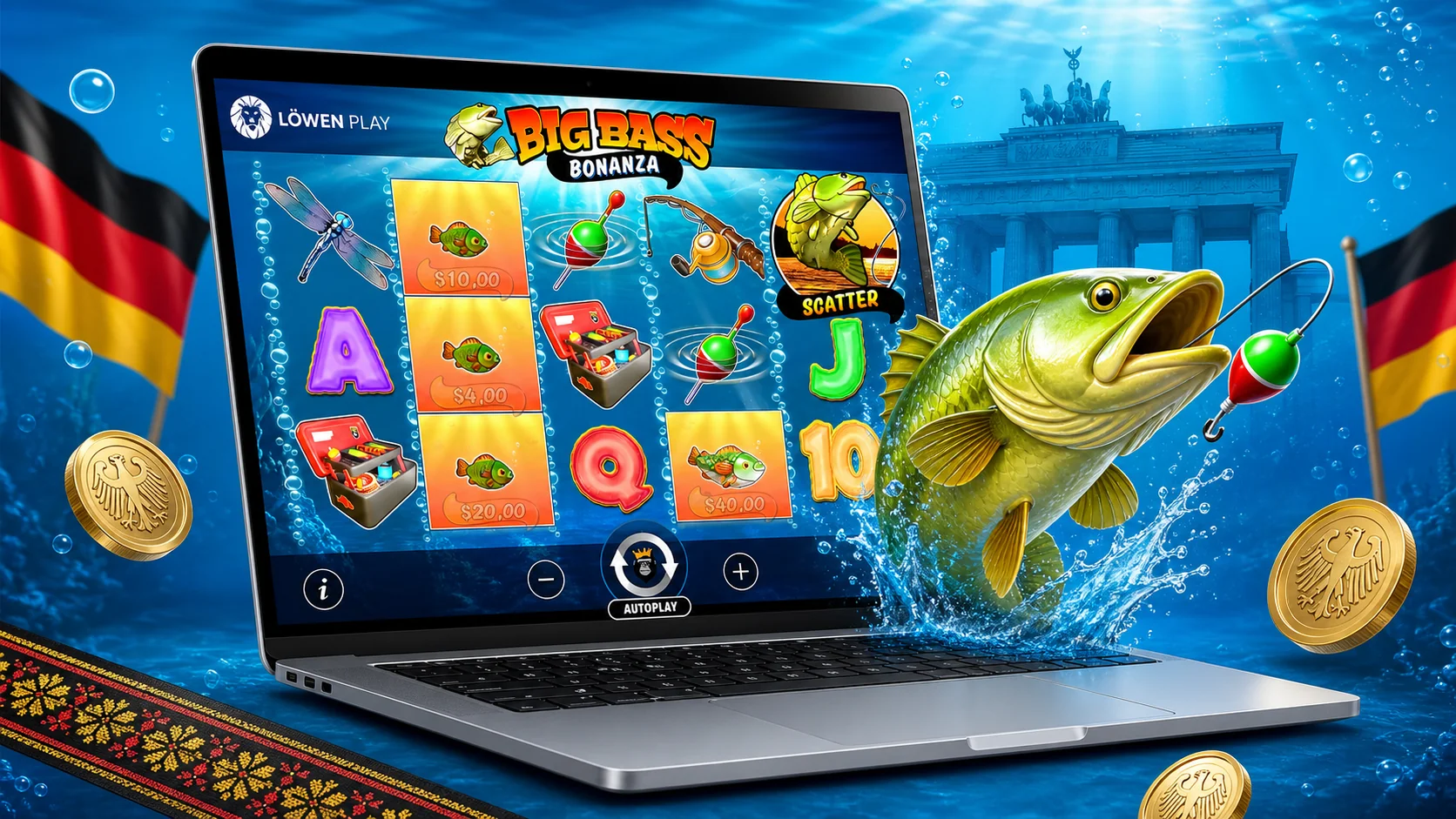 Big Bass Bonanza in der Löwen-Play-Lobby