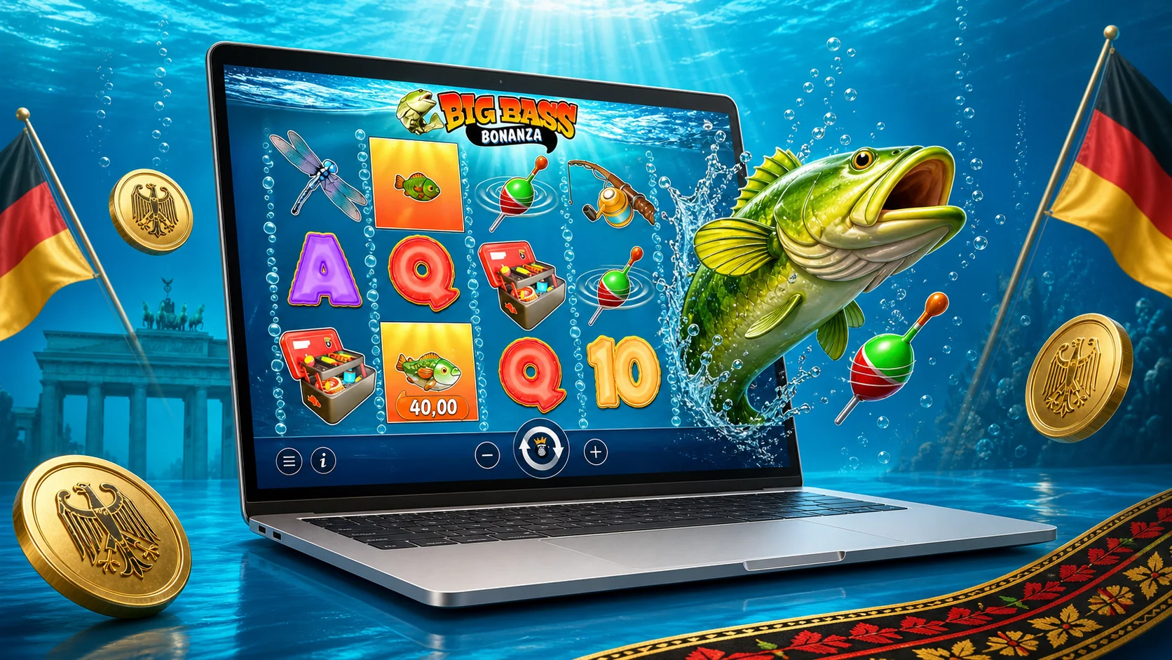 Big Bass Bonanza in der Tipico-Lobby