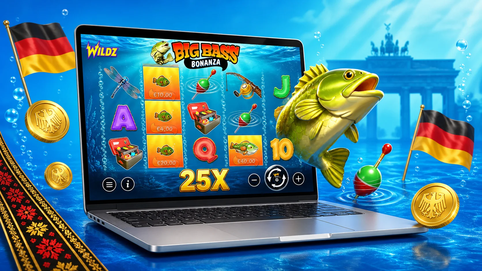 Big Bass Bonanza in der Wildz-Lobby