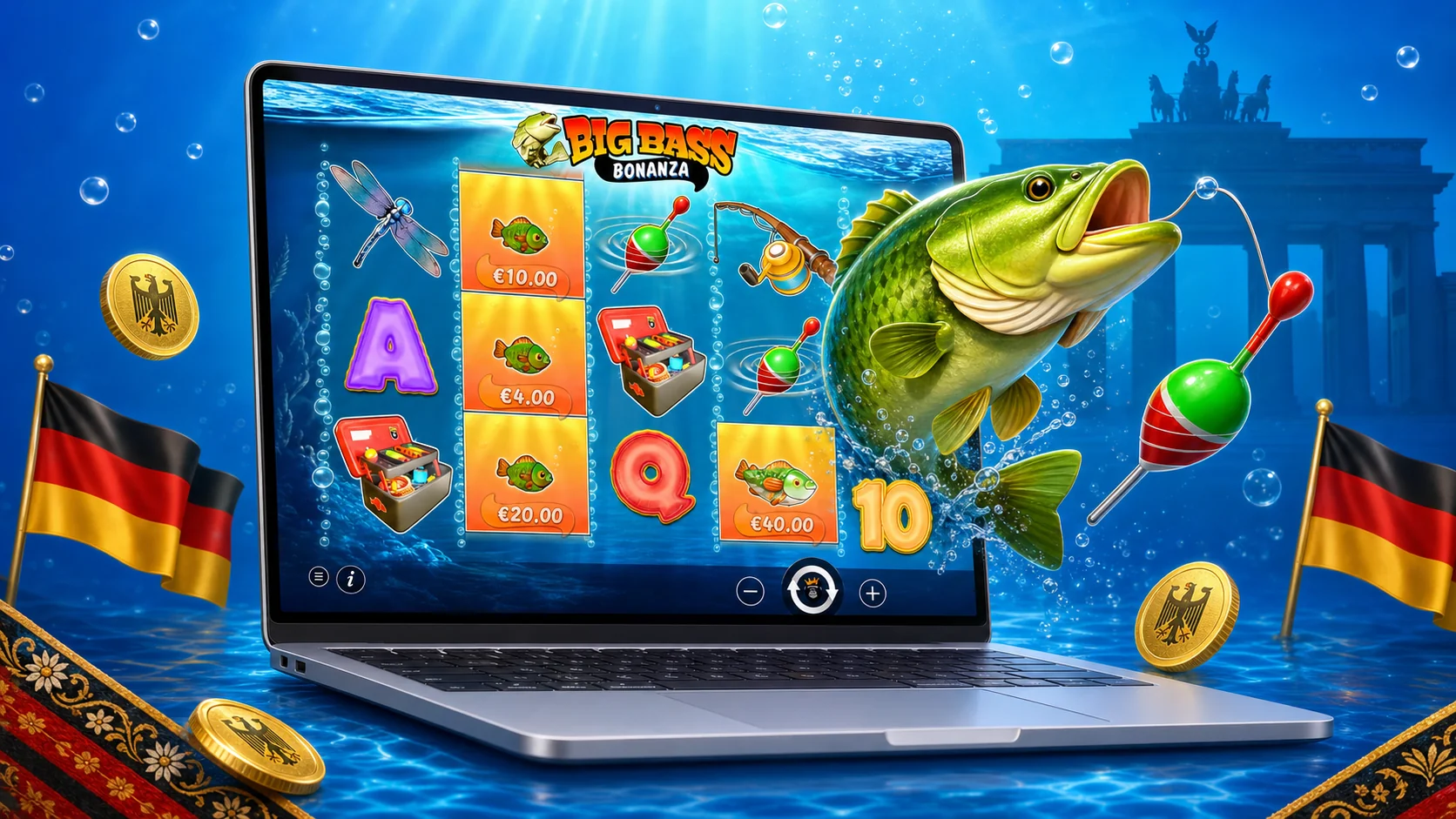Big Bass Bonanza in der Wunderino-Lobby